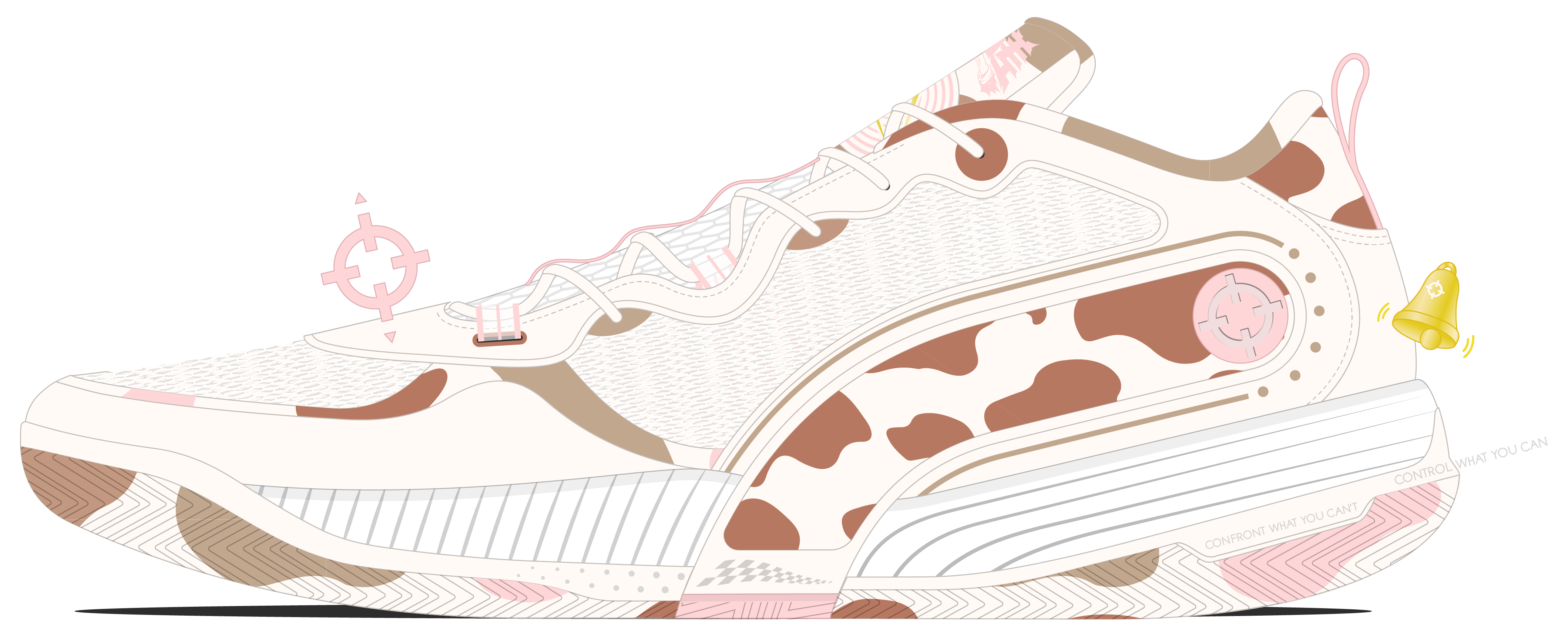 Rigorer Ar Battle 2 — Off White/Coffee