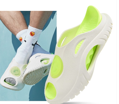 Rigorer Slides — White/Green