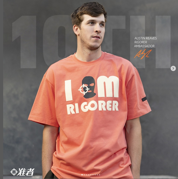 Rigorer T Shirt — Pink Red