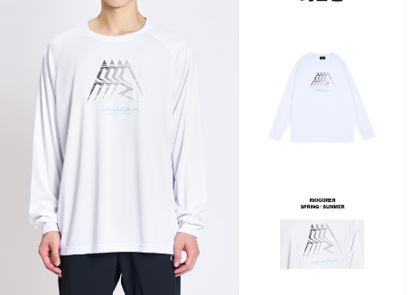 Rigorer Long Sleeve T Shirt — White