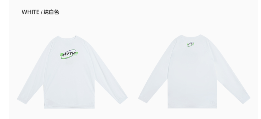 Rigorer Long Sleeve T Shirt — White